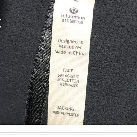 Lululemon Apres Sport Tweed Jacket Long Soft Fleece Hooded Gray Size 6 - Picture 11 of 14